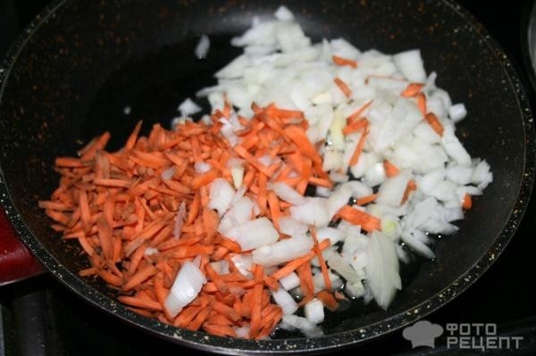 Рецепт: Греческая мусака - С маринованными баклажанами и фаршем из куриного филе