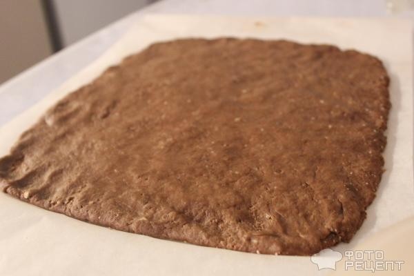 Рецепт: Шоколадный рулет без выпечки - с мандаринами внутри!