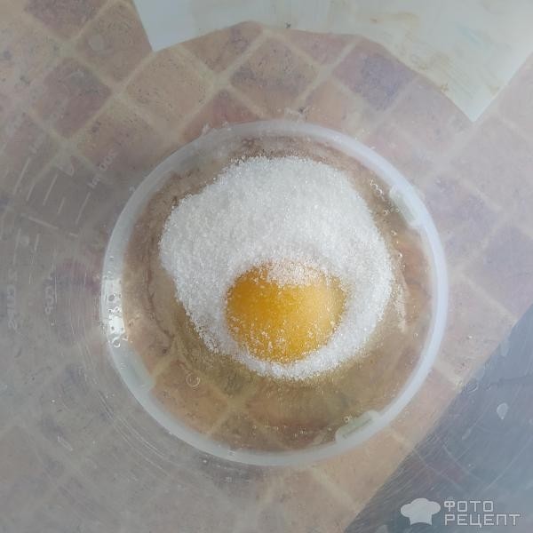 Рецепт: Печенье шоколадное - в сахарной пудре