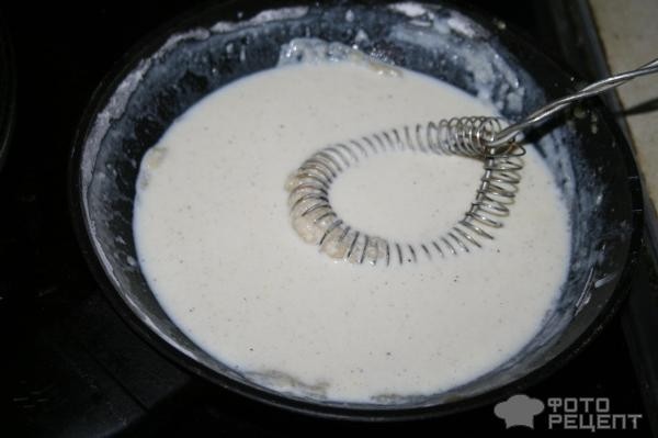 Рецепт: Греческая мусака - С маринованными баклажанами и фаршем из куриного филе