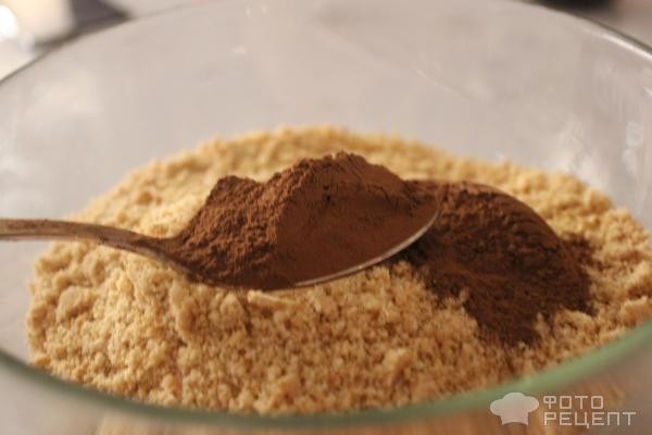 Рецепт: Шоколадный рулет без выпечки - с мандаринами внутри!