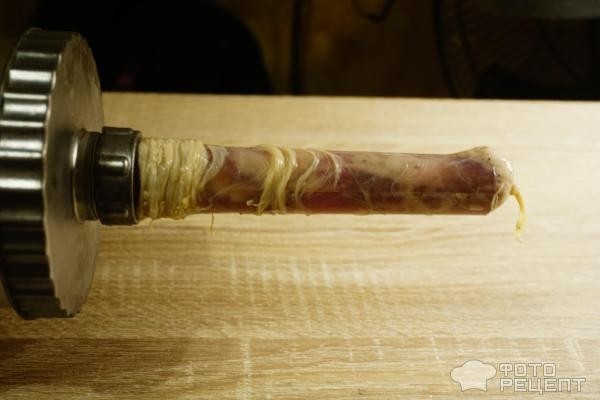 Рецепт: Колбаса мациковая - сыровяленая