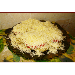 Рецепт: Салат "Еврейский" - Супер простой, супер быстрый и супер дешевый салат из СССР.