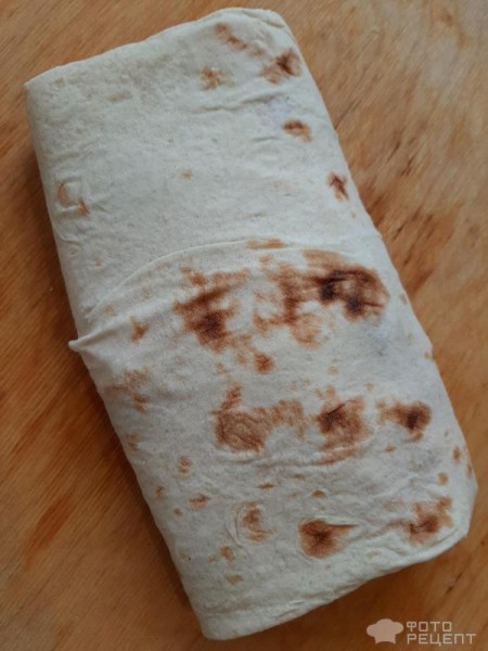 Рецепт: Шаурма для всей семьи - С припёком