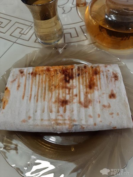 Рецепт: Шаурма для всей семьи - С припёком