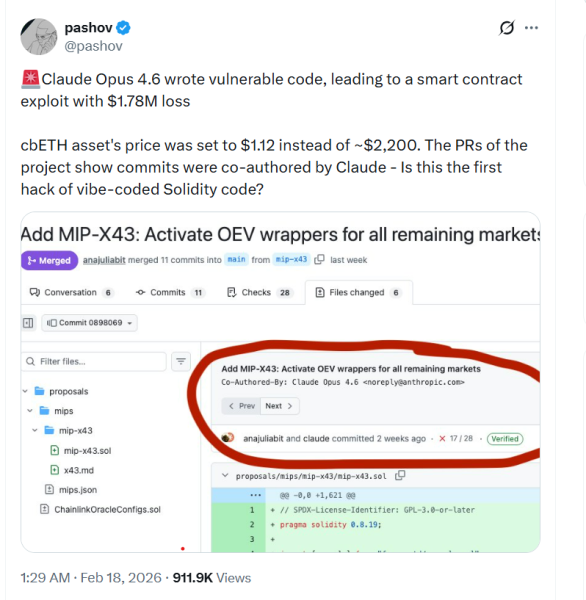 Ошибка Oracle, написанная на Vibe-коде, стоимостью 1,78 миллиона долларов ставит под пристальное внимание контракты, написанные в соавторстве с искусственным интеллектом