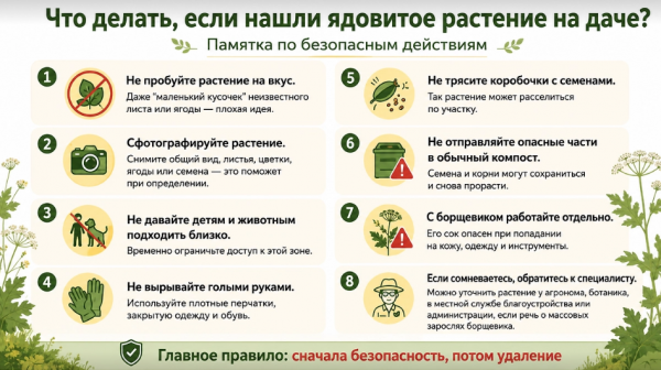 14 смертельно ядовитых растений на даче: как распознать опасность и защитить семью