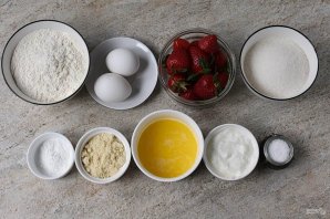 Клубничные маффины Клубничные маффины
