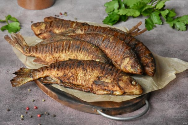 Жареный чебак Жареный чебак